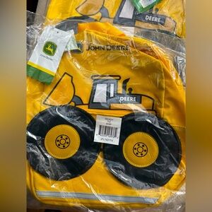 John Deere Boys' Tractor Toddler Backpack (13", Yellow)